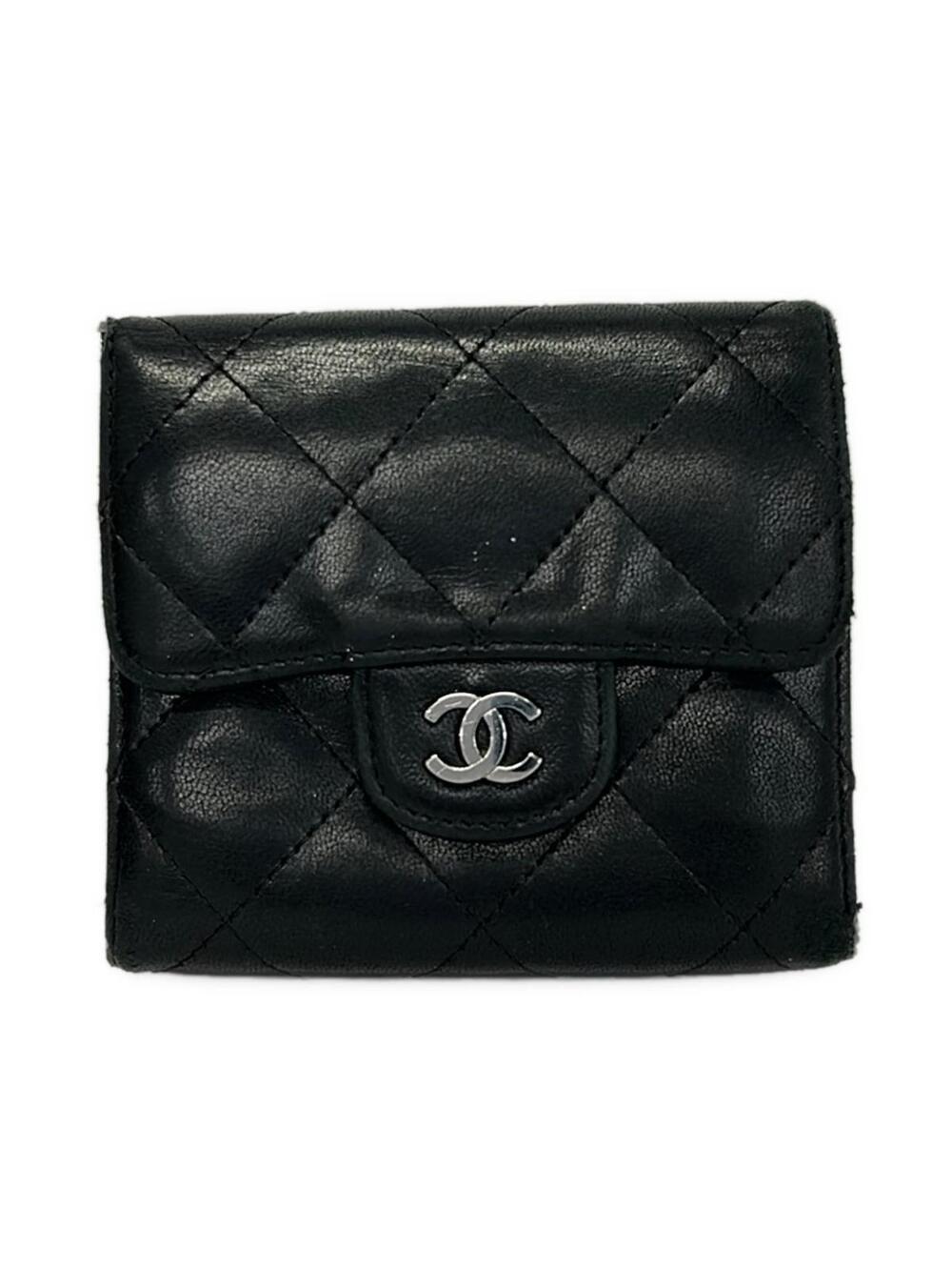 Chanel Matelasse Black Lambskin Double- #285700C72B